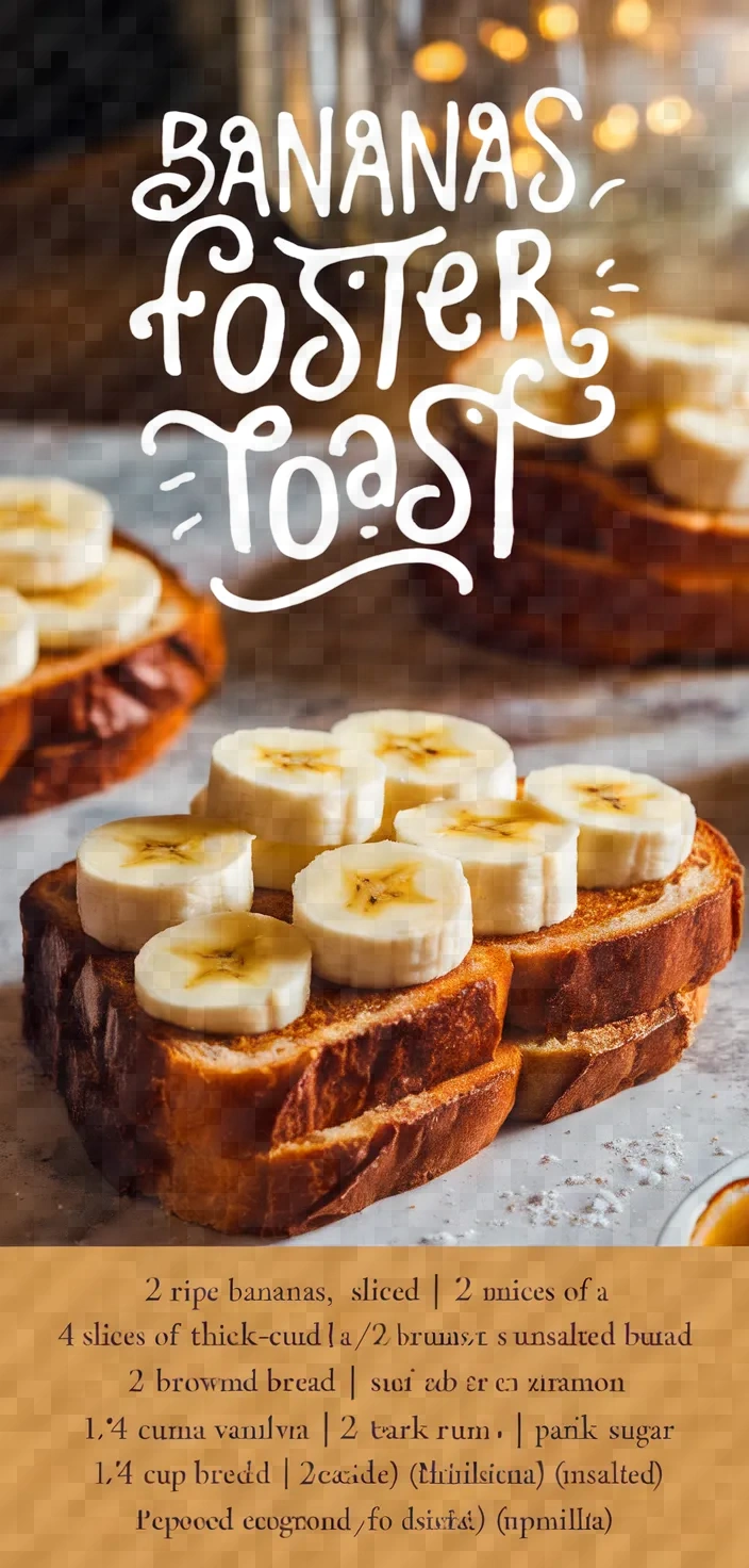 Bananas Foster Toast Recipe