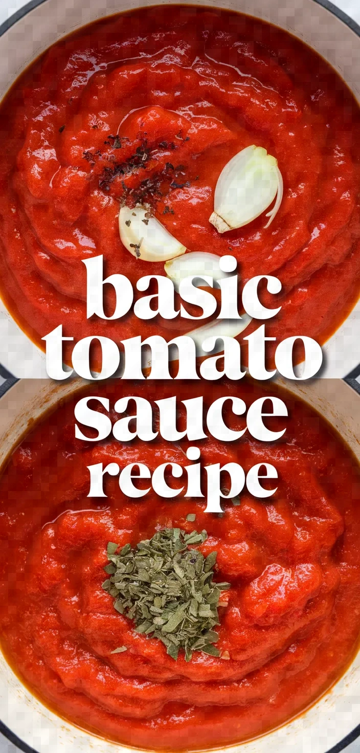 Basic Tomato Sauce Recipe