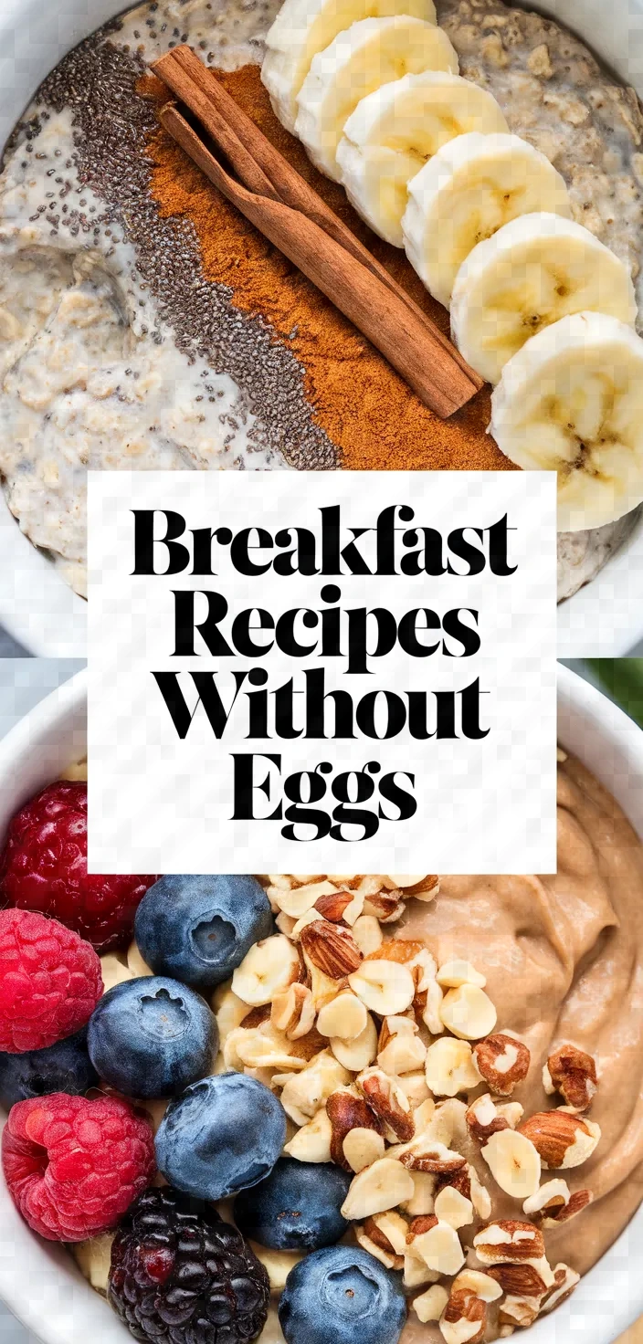 Breakfast Recipes Without Eggs