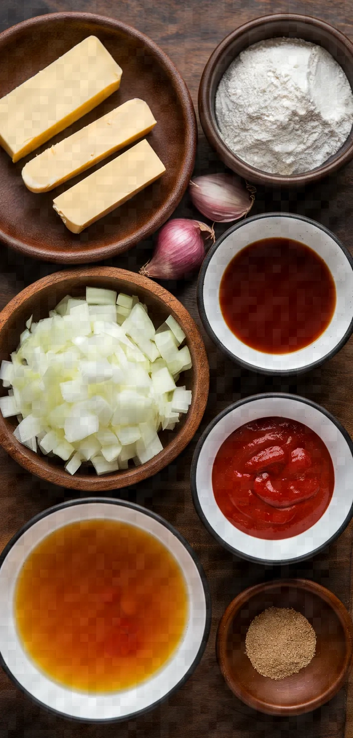 Ingredients photo for Brown Sauce Recipe