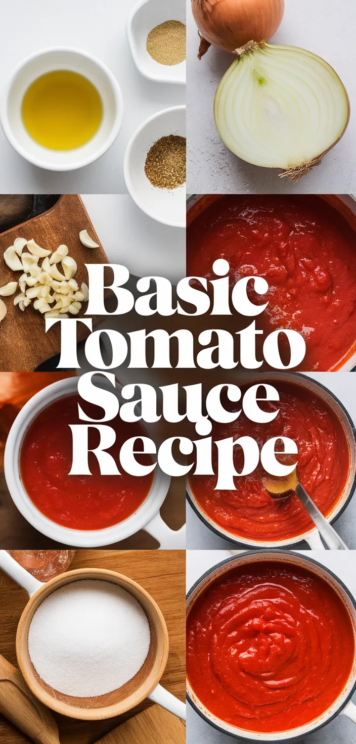 A photo of Basic Tomato Sauce Recipe