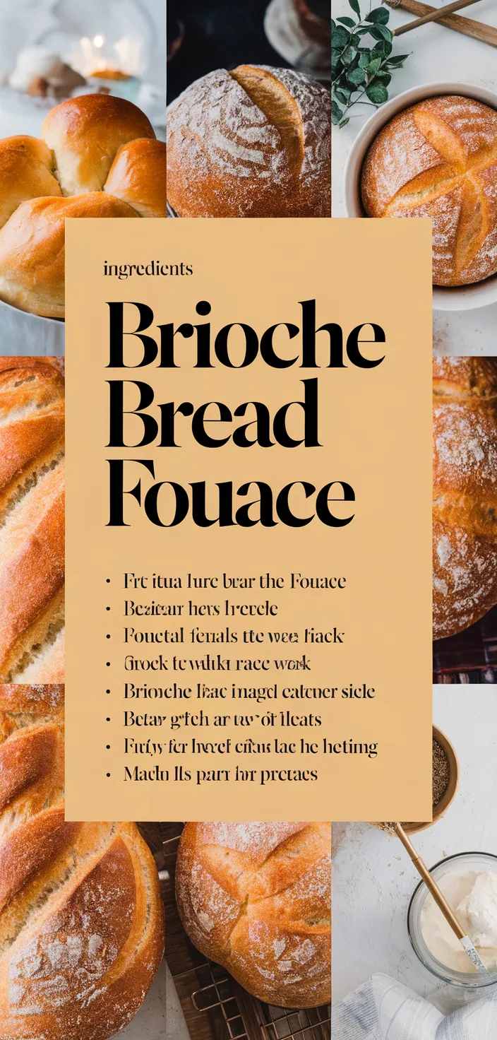 A photo of Brioche Bread Fouace Recipe