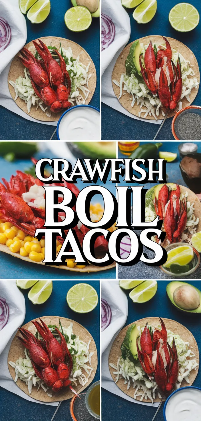 A photo of Crawfish Boil Tacos Recipe