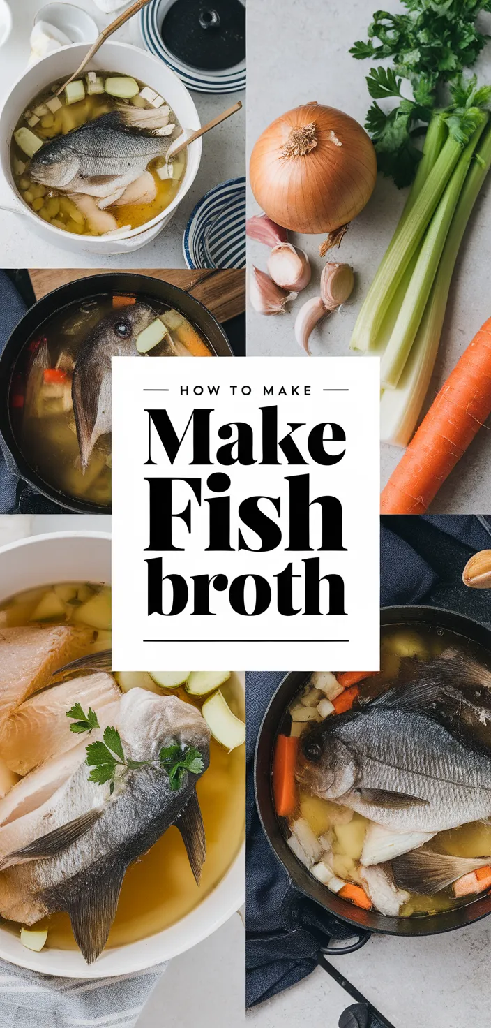 A photo of How To Make Fish Broth Recipe