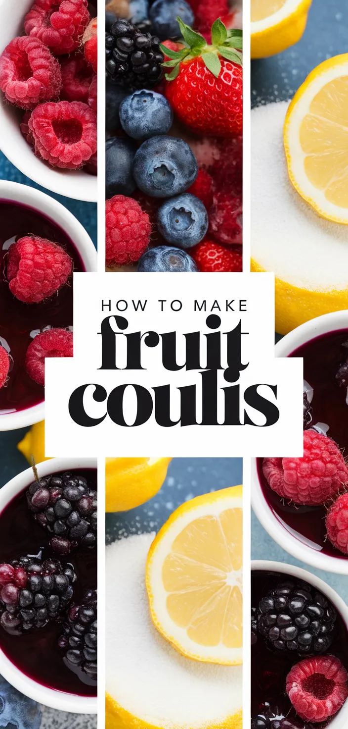 A photo of How To Make Fruit Coulis Recipe