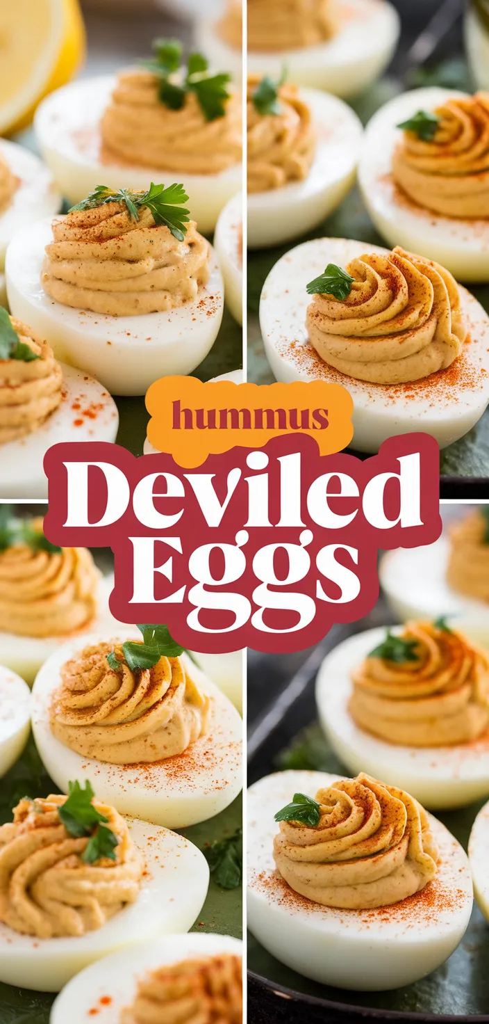 Ingredients photo for Hummus Deviled Eggs Recipe