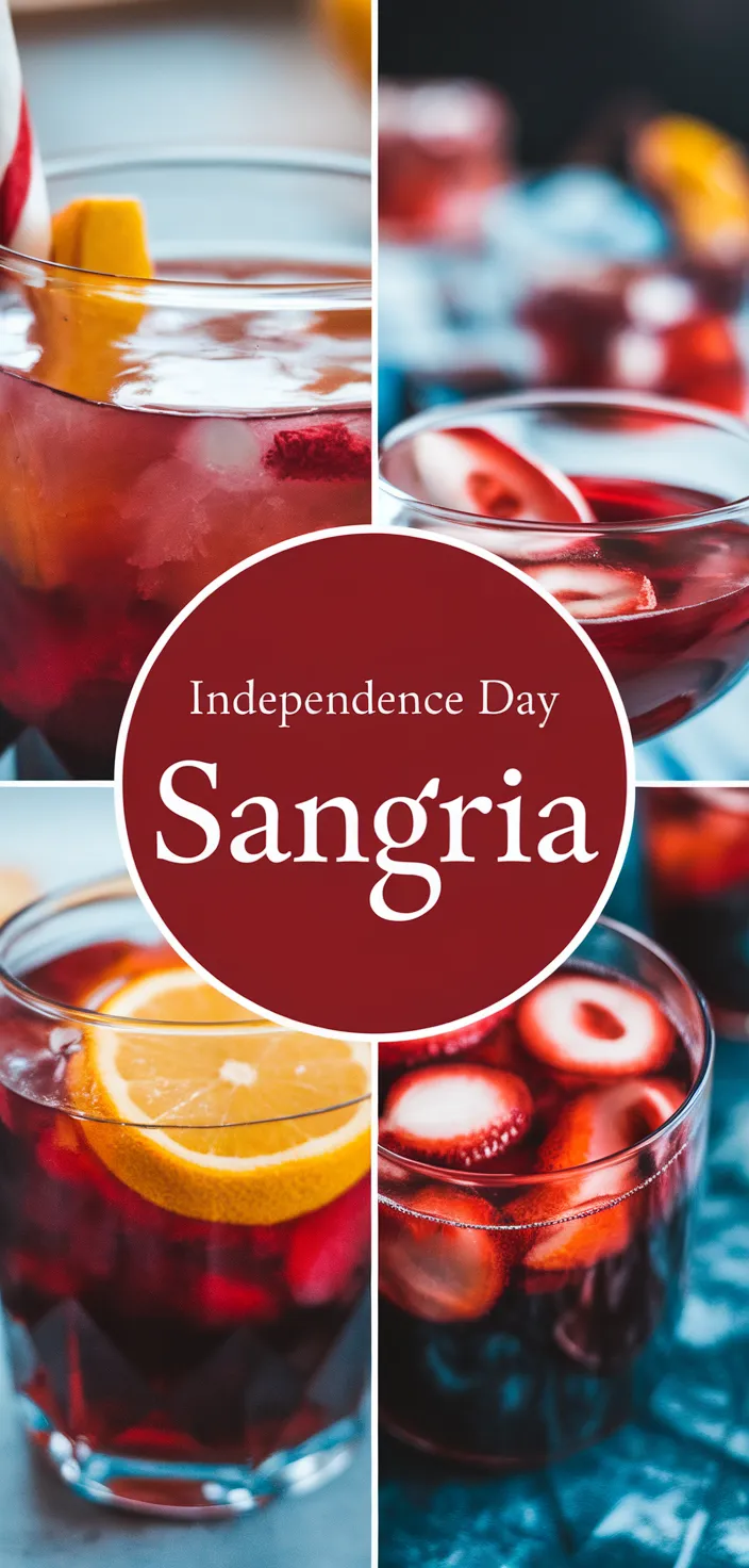 Ingredients photo for Independence Day Sangria Recipe