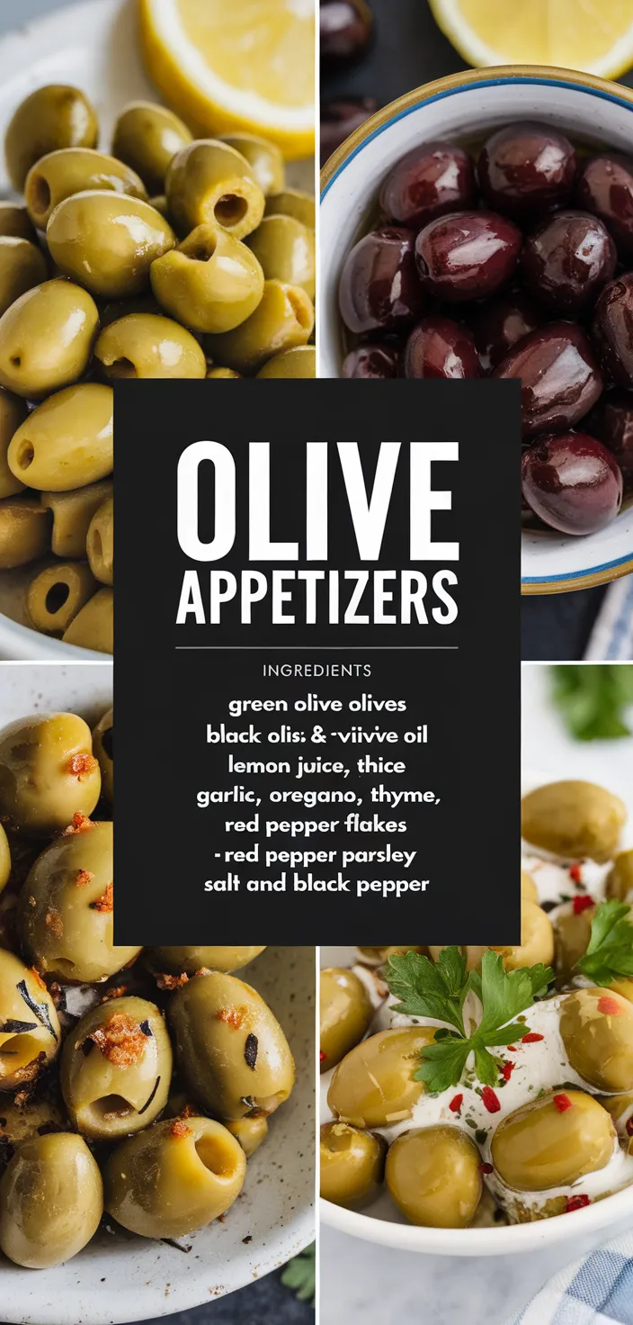 A photo of Olive Appetizers Recipe