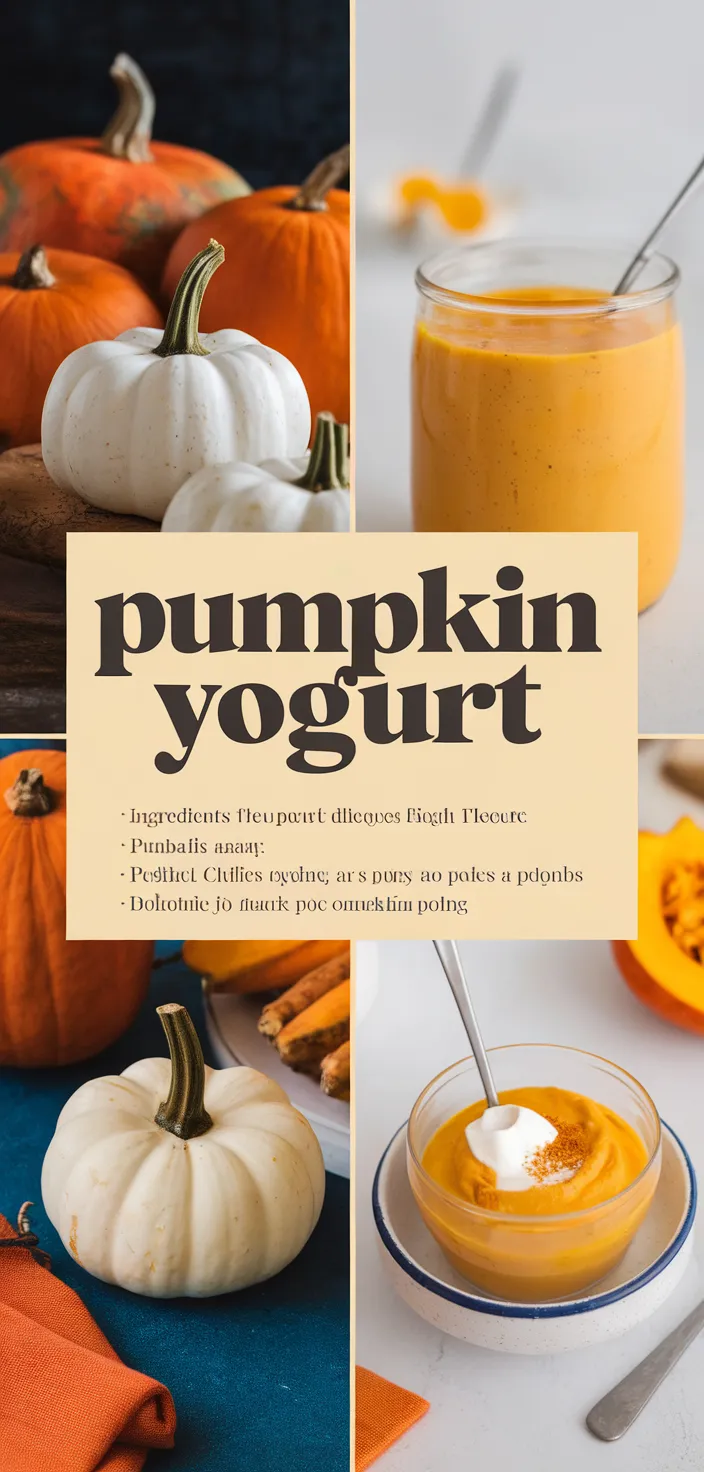 Ingredients photo for Pumpkin Yogurt Recipe