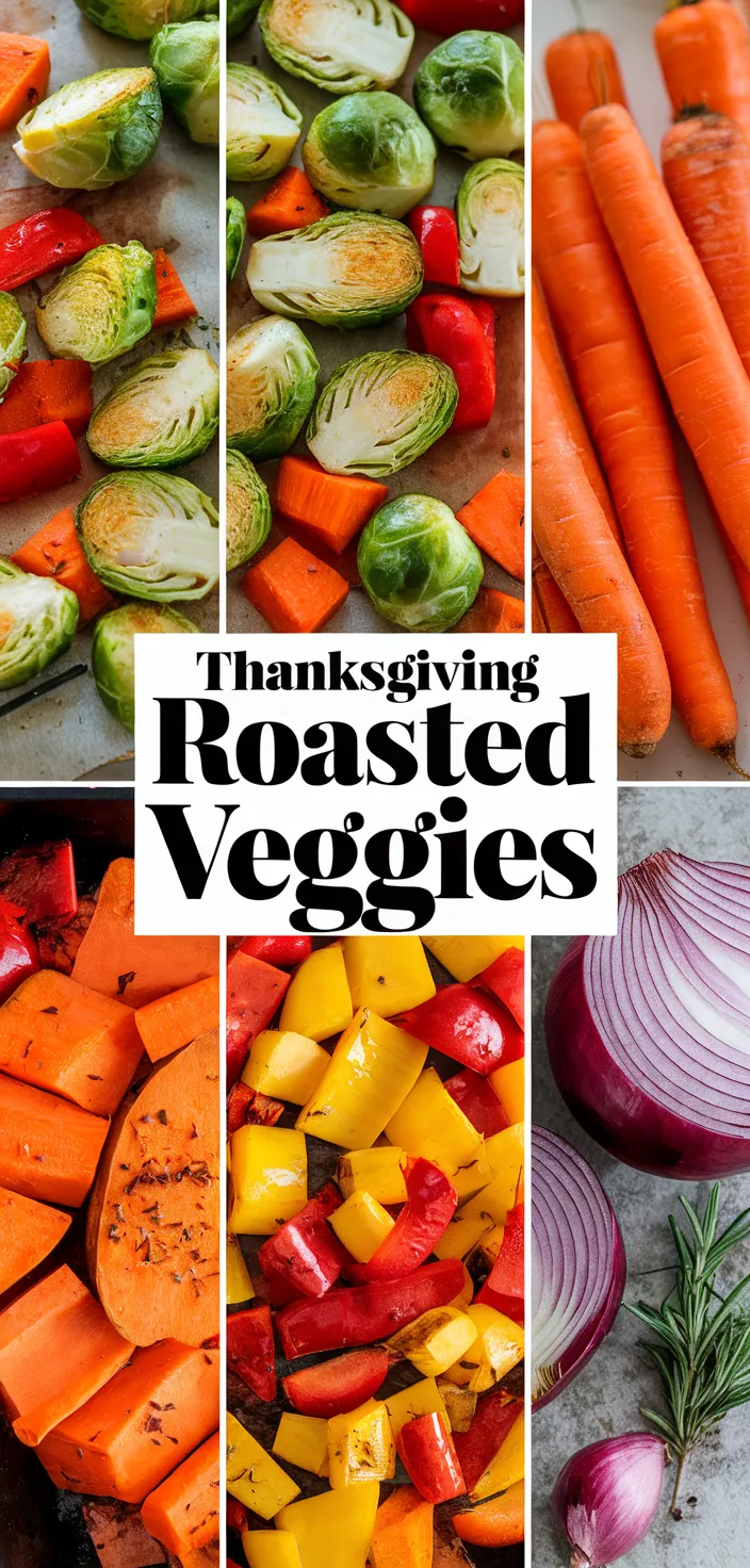 A photo of Thanksgiving Roasted Veggies Recipe