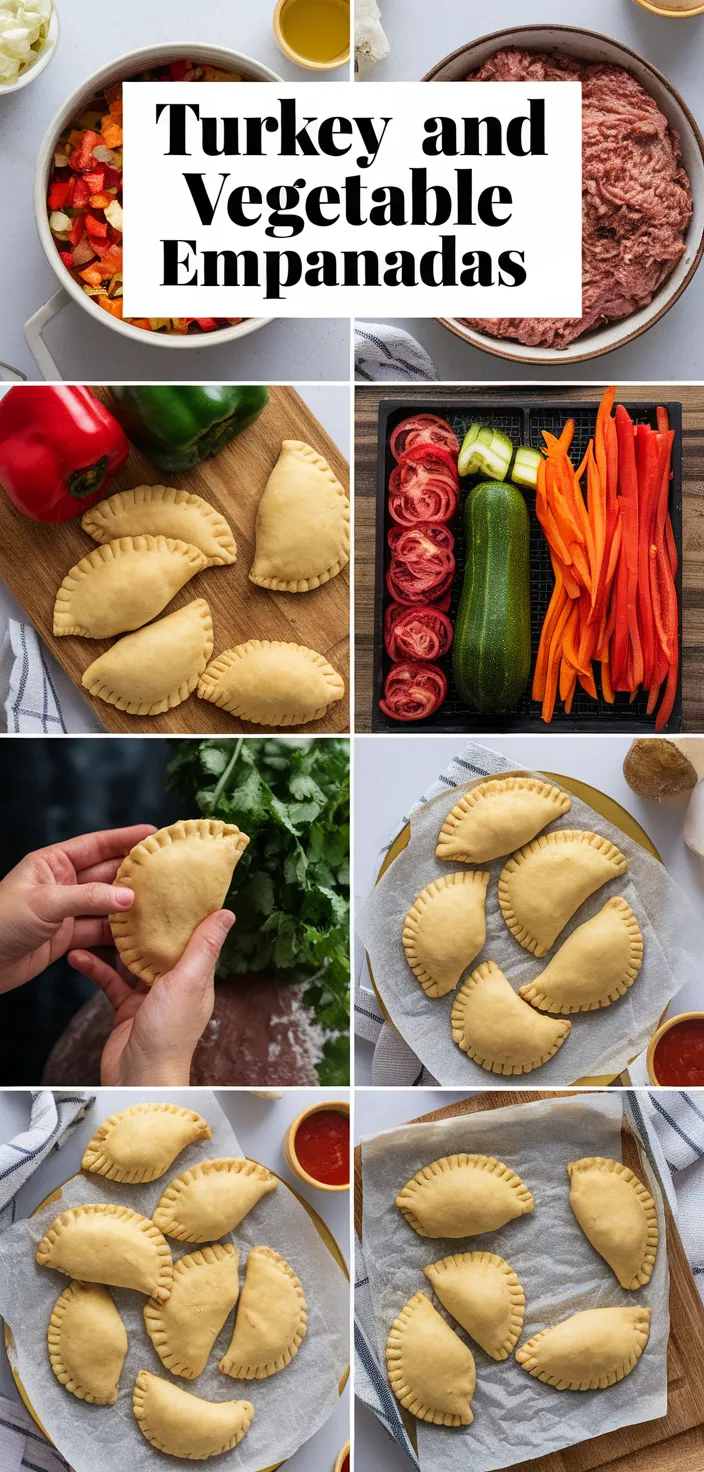 Ingredients photo for Turkey And Vegetable Empanadas Recipe