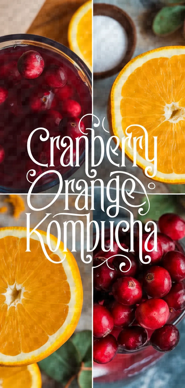 Cranberry Orange Kombucha Recipe