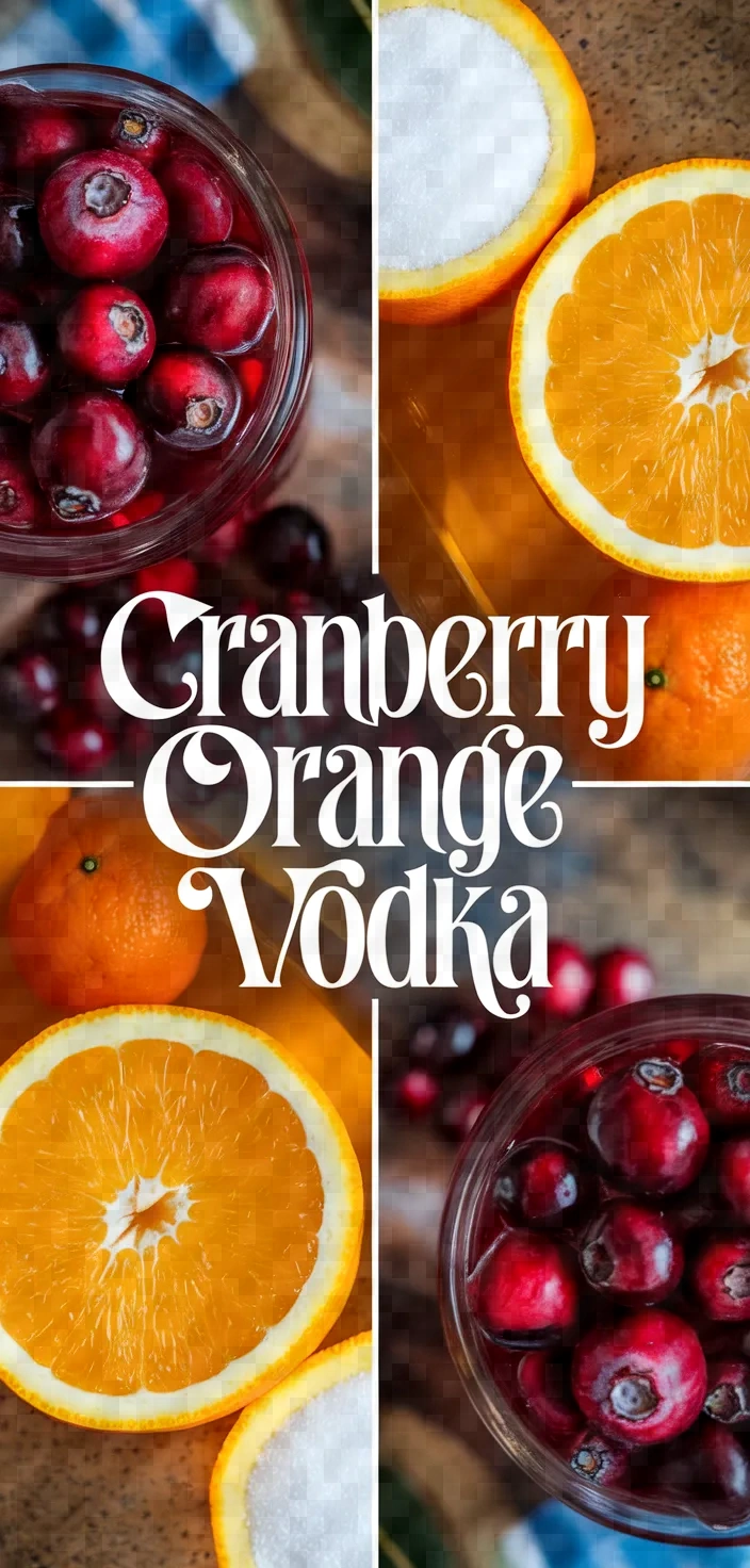 Cranberry Orange Vodka Recipe