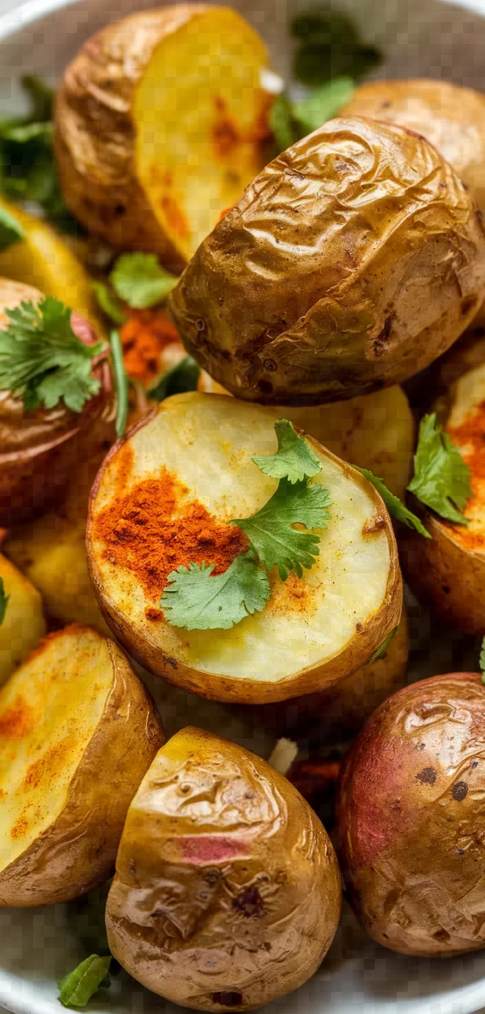 Ingredients photo for Curry Roasted Potatoes Recipe