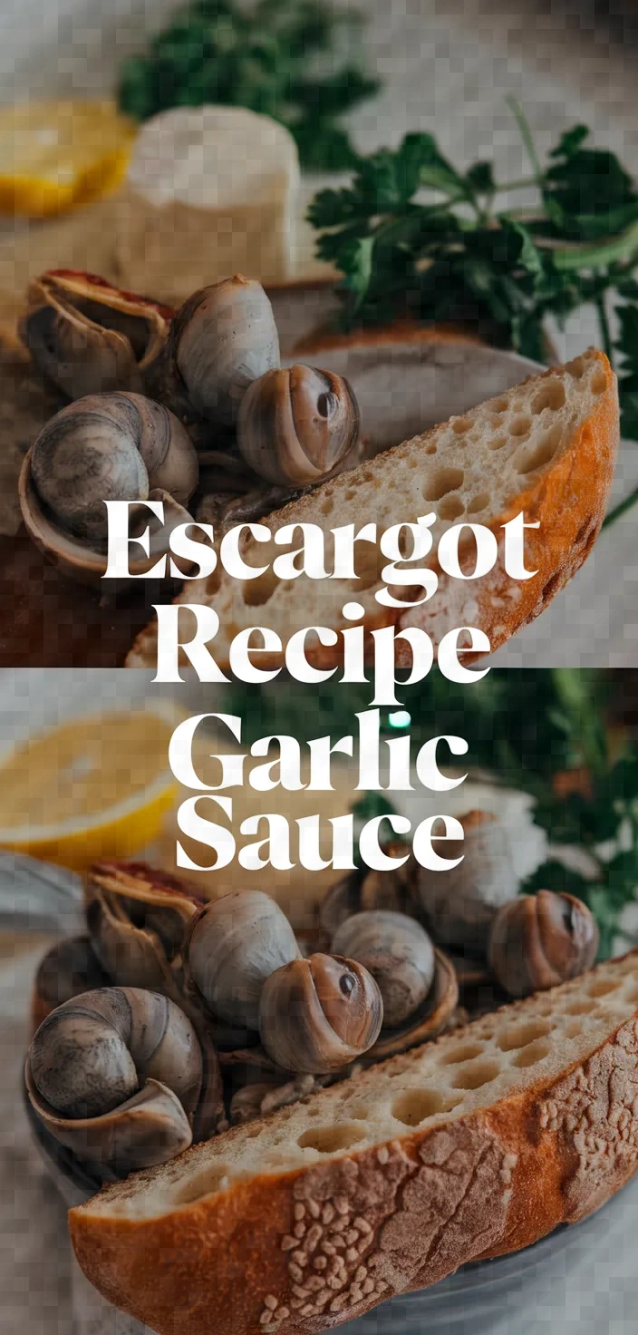 Escargot Recipe Garlic Sauce