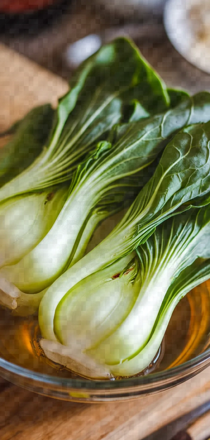 Ingredients photo for Five Spice Baby Bok Choy Recipe