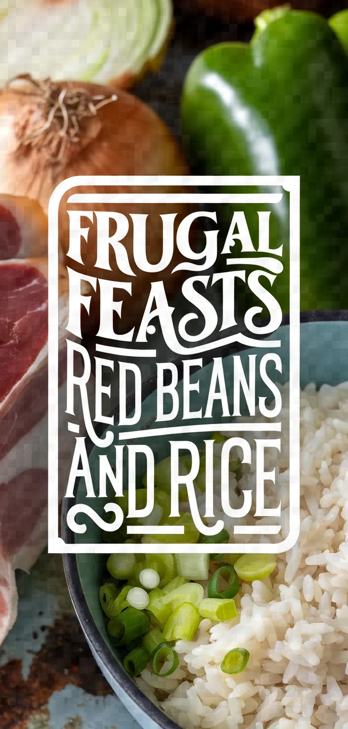 Frugal Feasts Red Beans And Rice Recipe