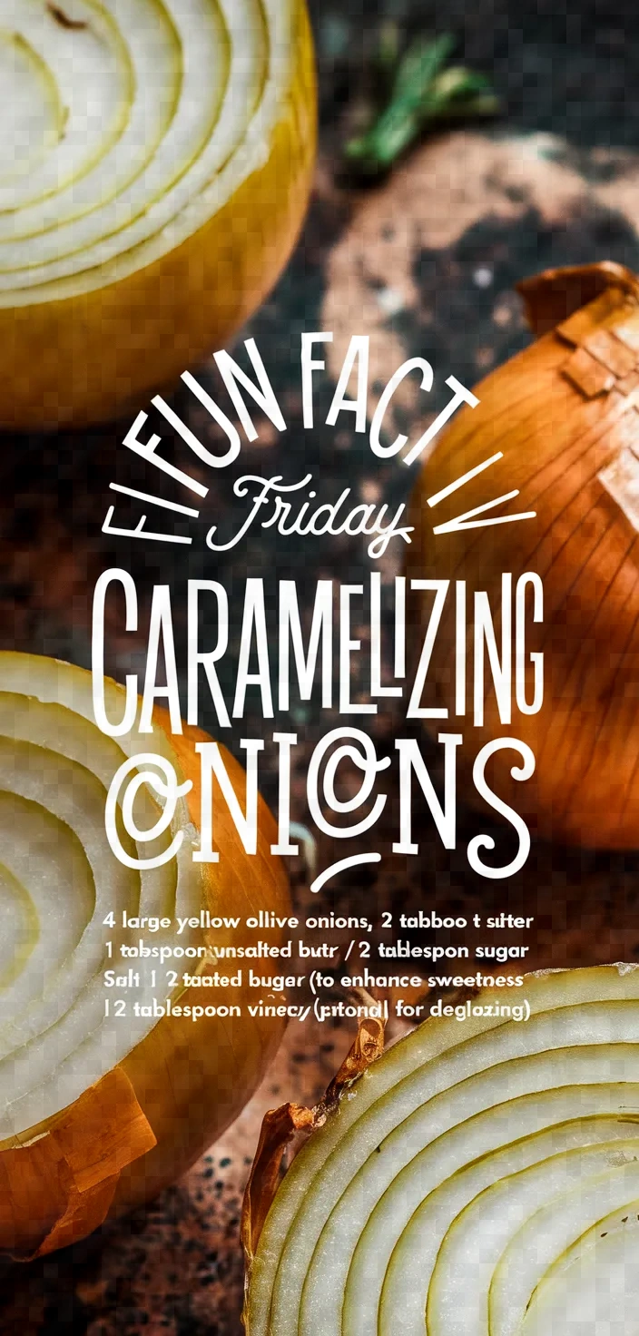 Fun Fact Friday Caramelizing Onions Recipe