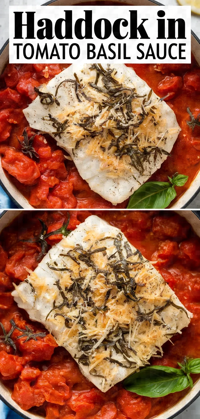 Haddock In Tomato Basil Sauce Recipe