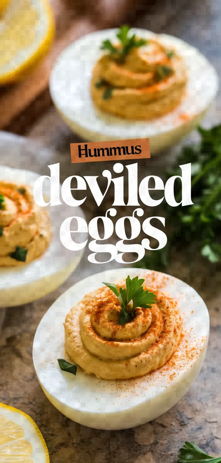 Hummus Deviled Eggs Recipe