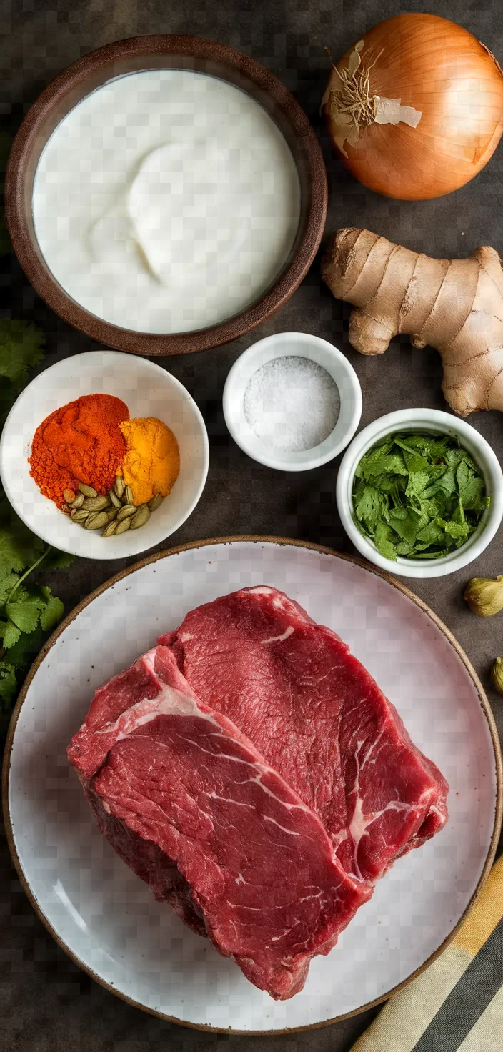 Ingredients photo for Lamb Rogan Josh Recipe