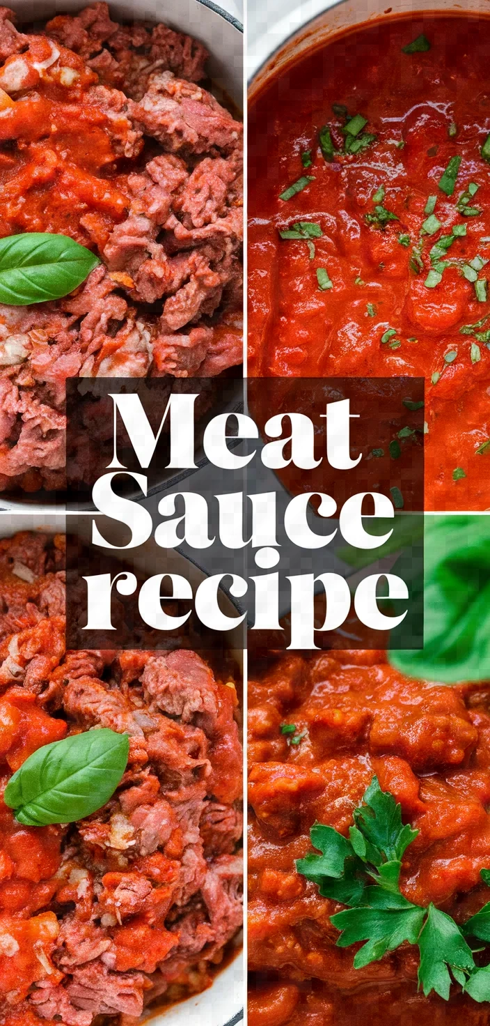 Meat Sauce Recipe