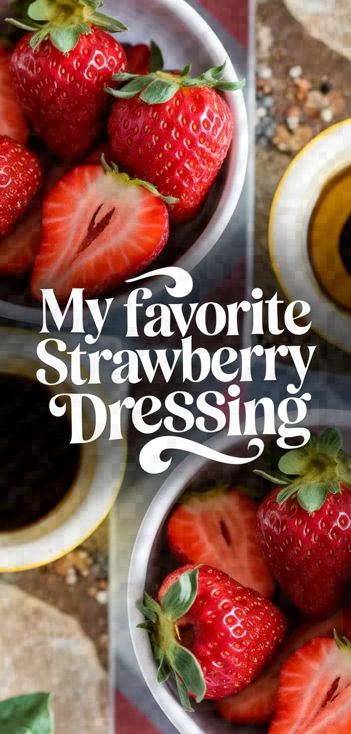 My Favorite Strawberry Dressing Recipe