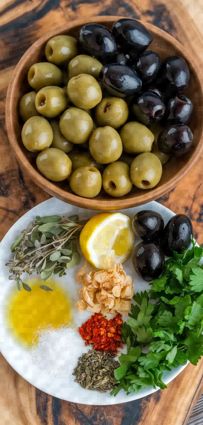 Ingredients photo for Olive Appetizers Recipe