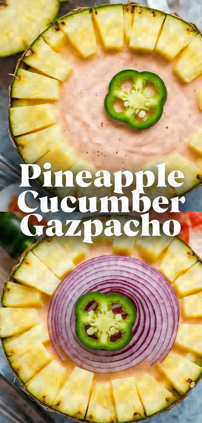 Pineapple Cucumber Gazpacho Recipe