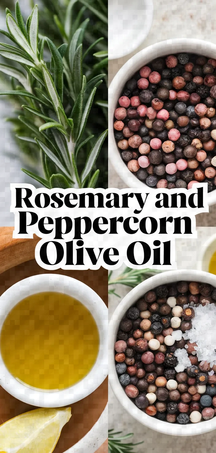 Rosemary And Peppercorn Olive Oil Recipe