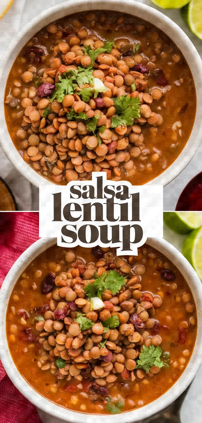 Salsa Lentil Soup Recipe