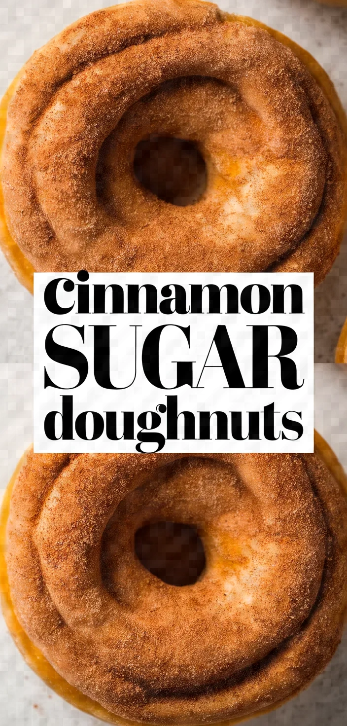 4 Ingredient Cinnamon Sugar Doughnuts Recipe