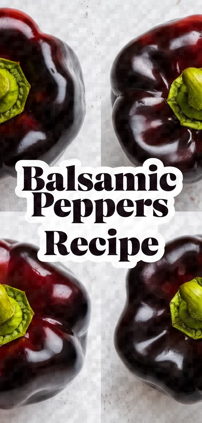 Balsamic Peppers Recipe