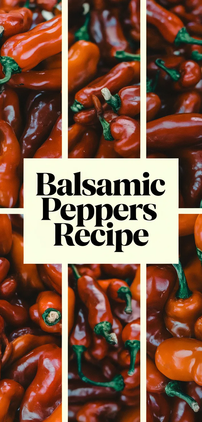 A photo of Balsamic Peppers Recipe