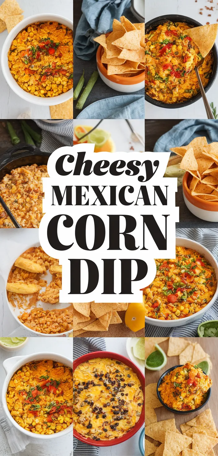 A photo of Cheesy Mexican Corn Dip Recipe