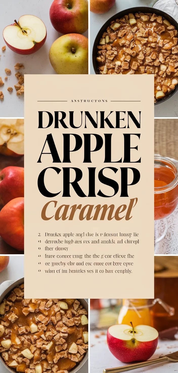 A photo of Drunken Apple Crisp Rum Caramel Recipe