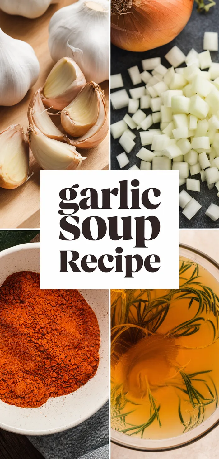 A photo of Garlic Soup Recipe