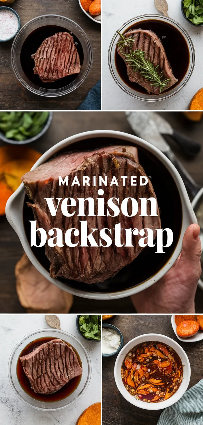 A photo of Marinated Venison Backstrap Recipe