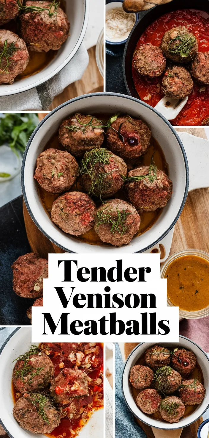 A photo of Tender Venison Meatballs Recipe