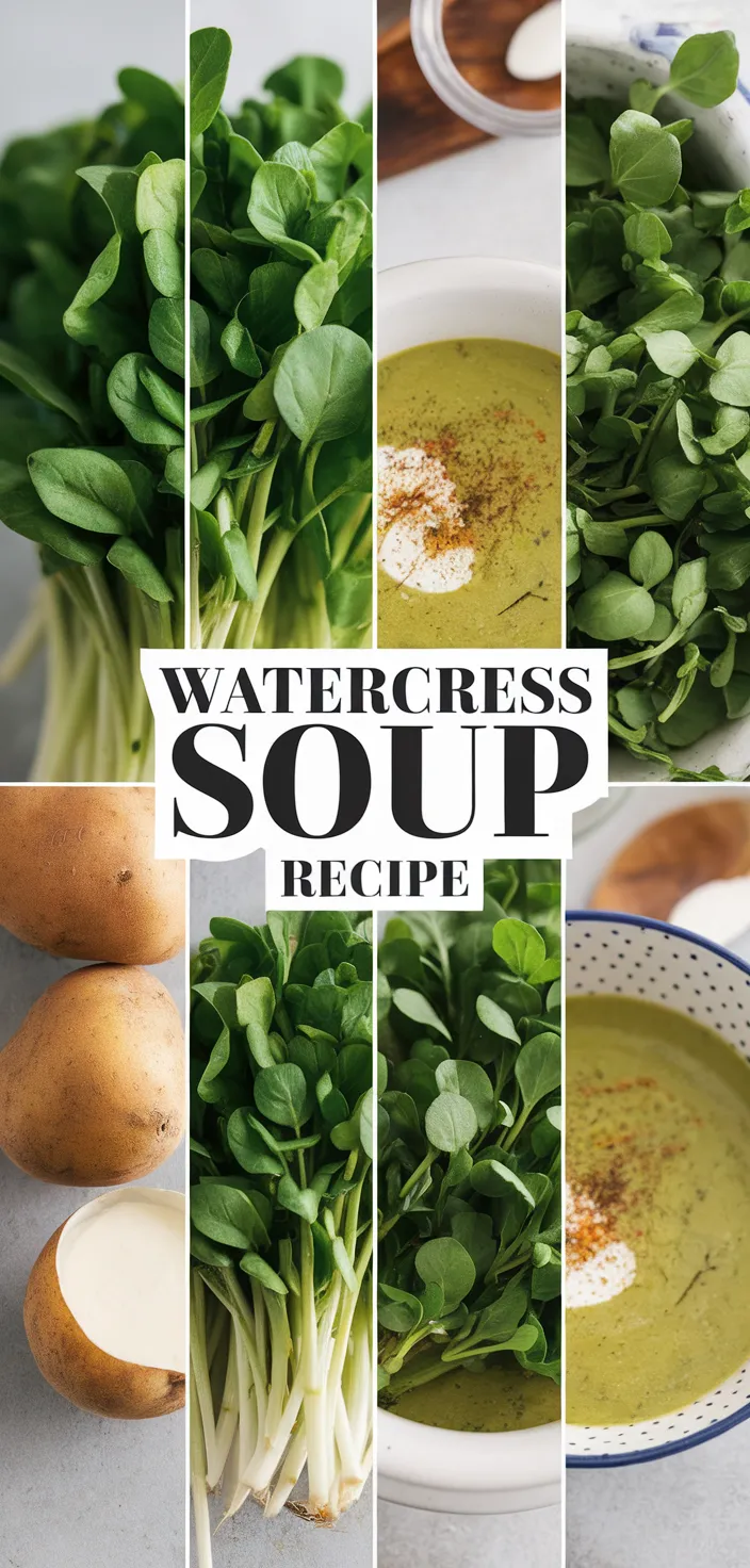 A photo of Watercress Soup Recipe