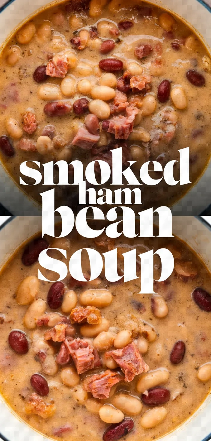 Creamy Smoked Ham Bean Soup Recipe