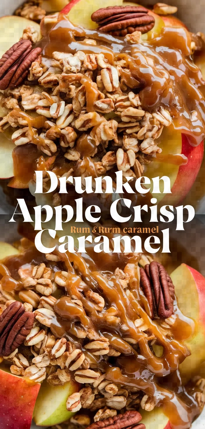 Drunken Apple Crisp Rum Caramel Recipe