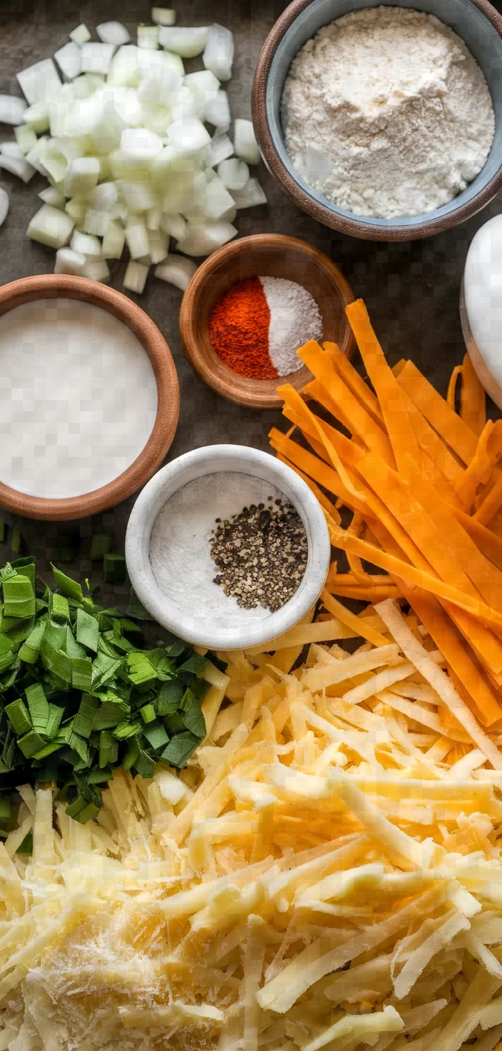 Ingredients photo for From Scratch Cheesy Hashbrown Casserole Recipe