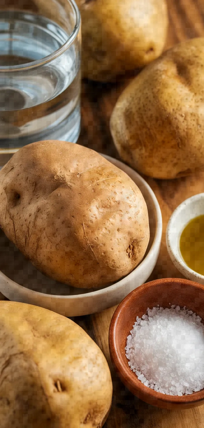 Ingredients photo for Instant Pot Baked Potatoes Recipe