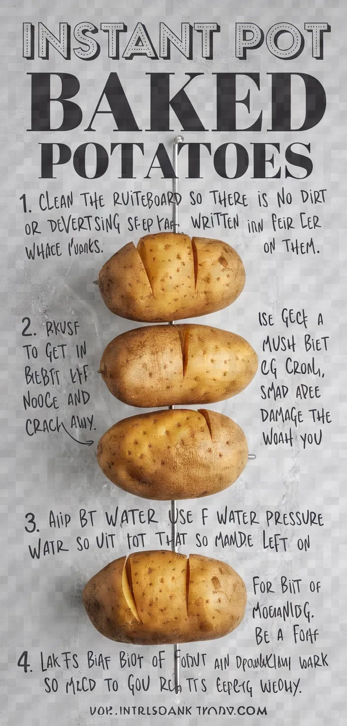 Instant Pot Baked Potatoes Recipe