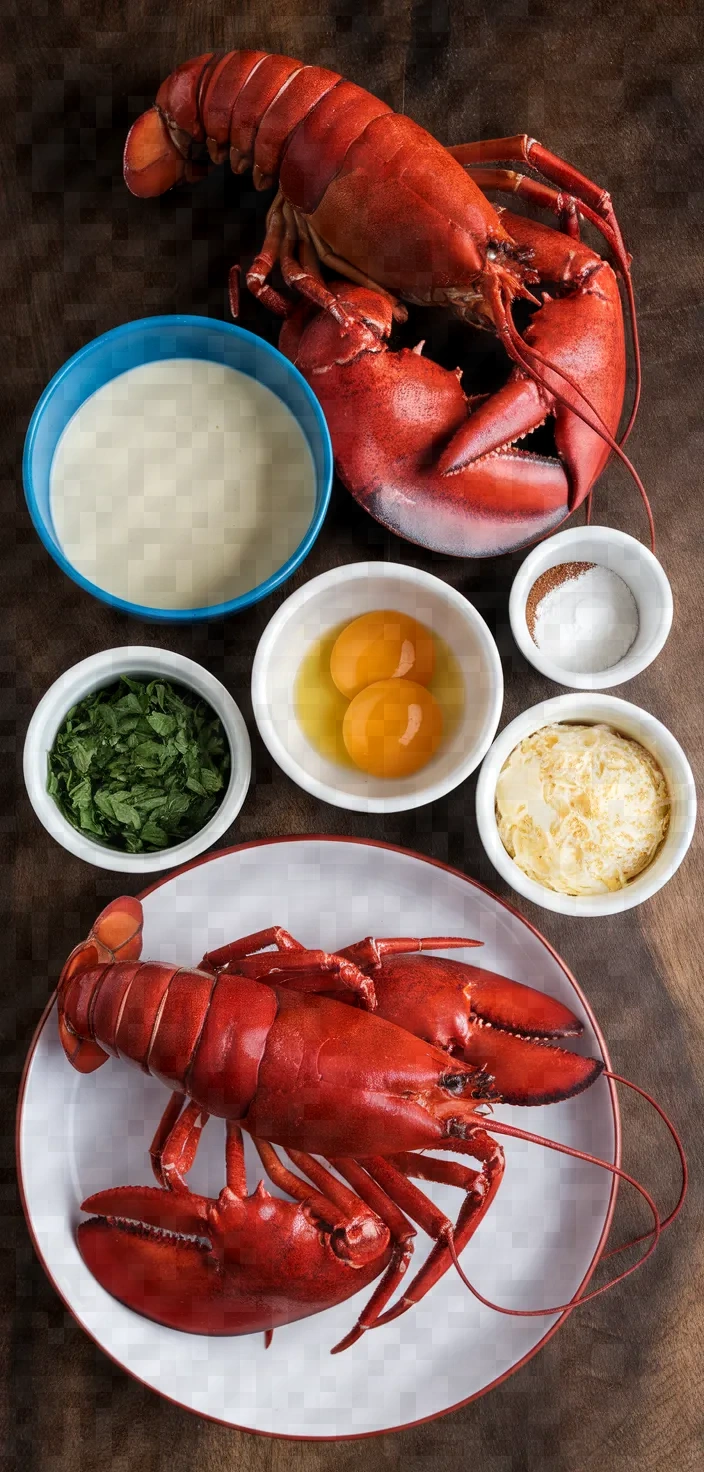 Ingredients photo for Lobster Thermidor Recipe