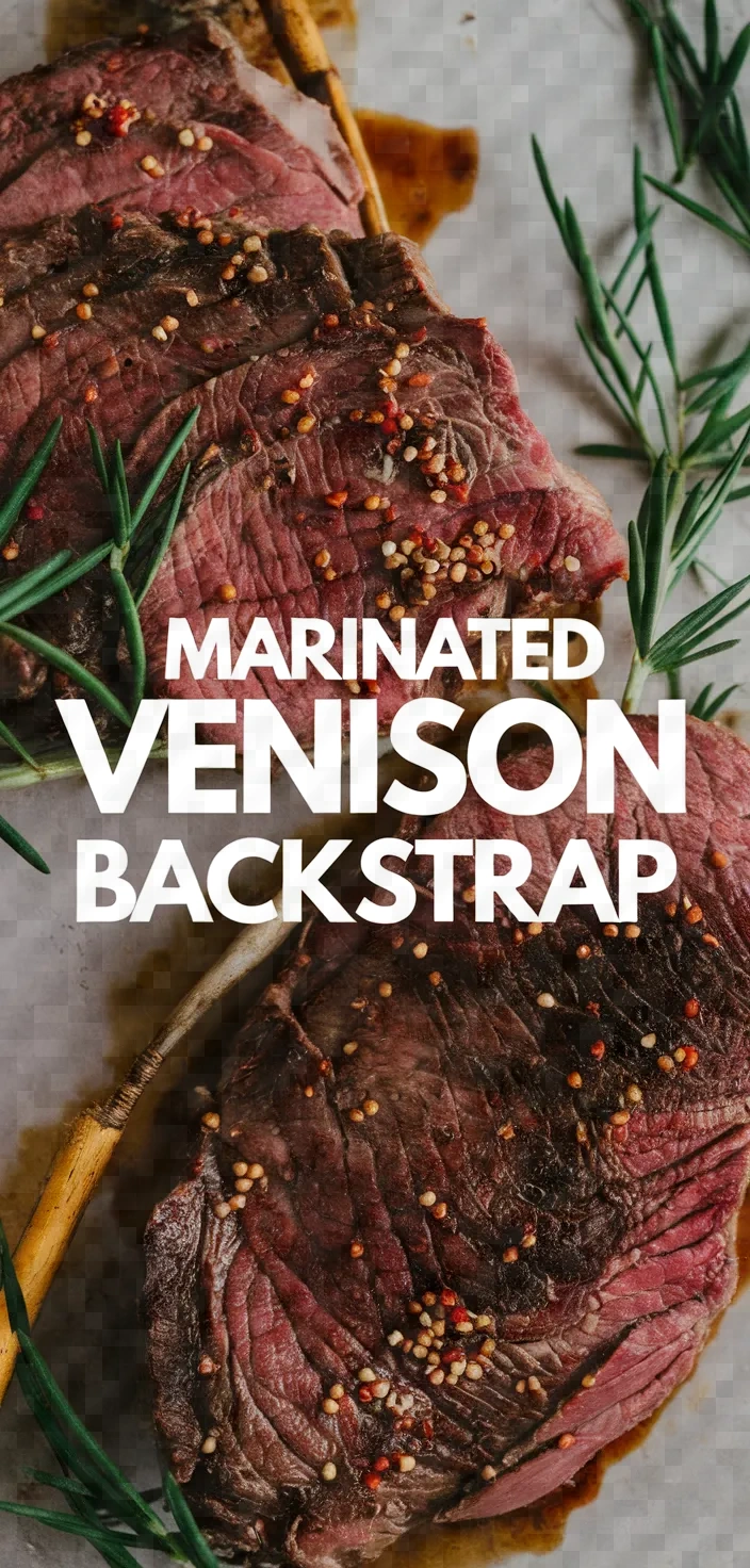 Marinated Venison Backstrap Recipe