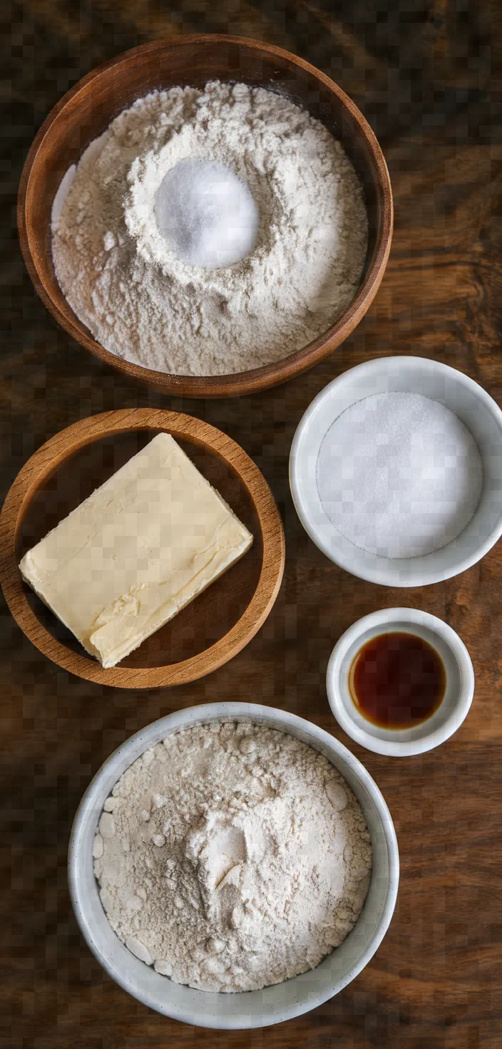 Ingredients photo for Shortbread Biscuits Recipe