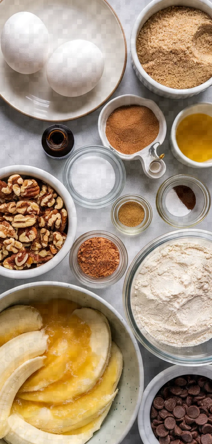 Ingredients photo for Sourdough Banana Bread Recipe