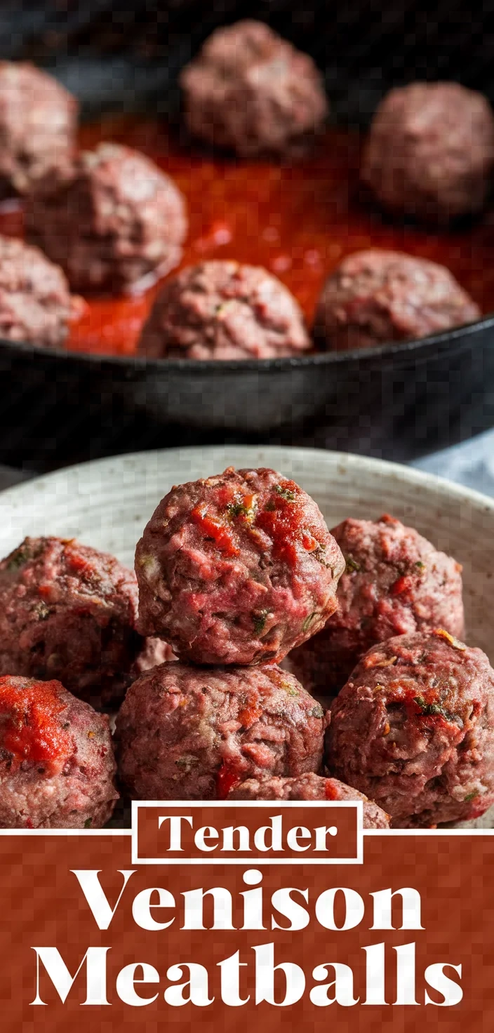 Tender Venison Meatballs Recipe